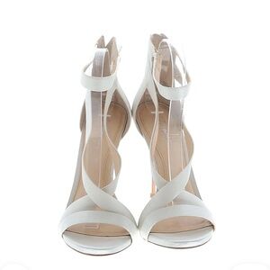 Vince Camuto White Strappy Heels